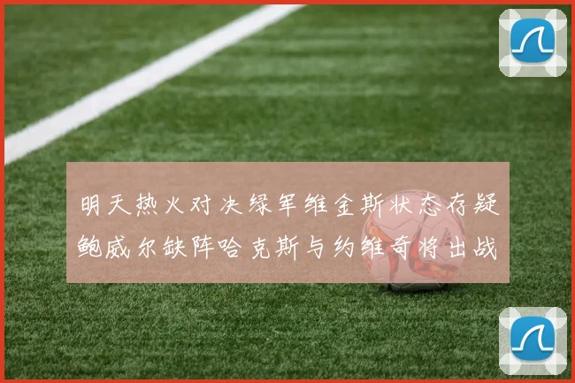 明天热火对决绿军维金斯状态存疑鲍威尔缺阵哈克斯与约维奇将出战